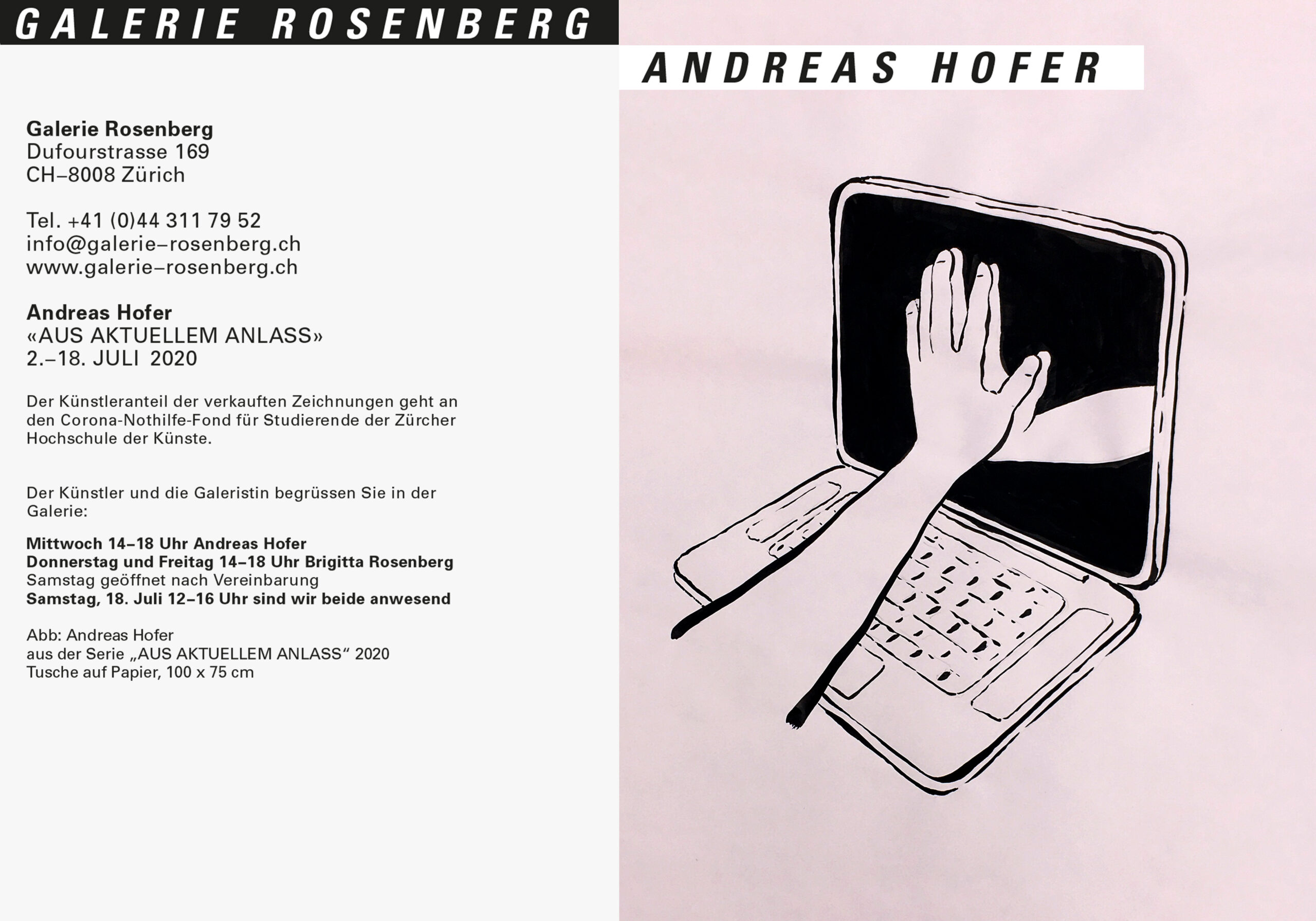 Galerie Rosenberg Zürich 2020